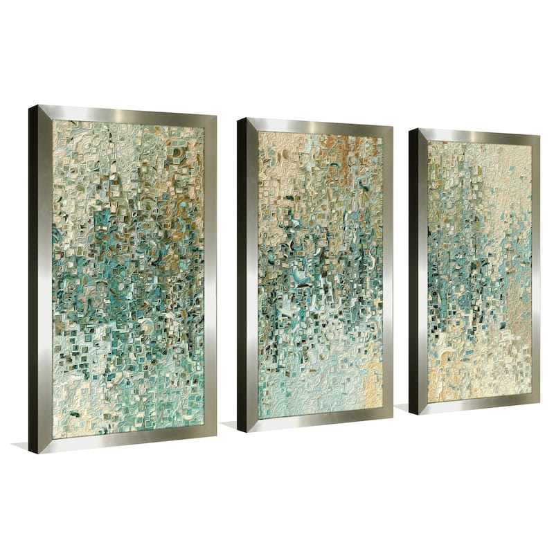 Mark Lawrence "Romans 8 39 Max" Framed Plexiglass Wall Art Set of 3