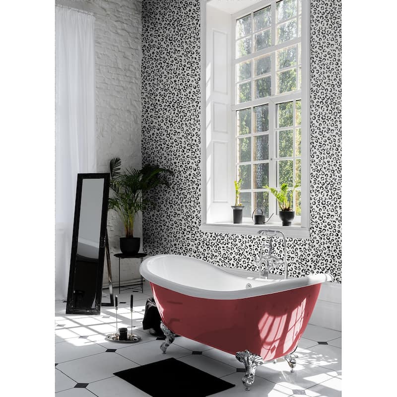 Daisy Bennett Designs Classic Leopard Peel and Stick Wallpaper