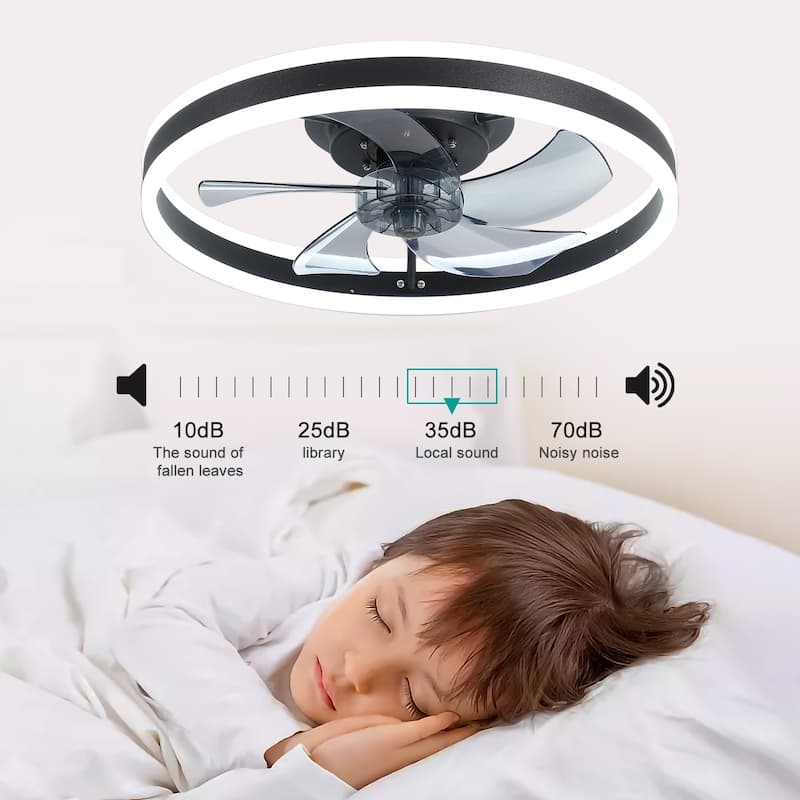 Ceiling Fan with Lights Dimmable LED - N/A