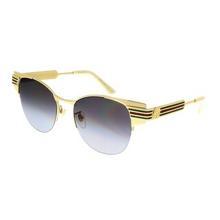 round gucci sunglasses with writing