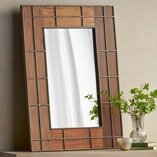 Kinson Wood Wall Mirror by Christopher Knight Home