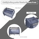 preview thumbnail 6 of 8, Gymax Foldable Baby Playard Portable Playpen Nursery Center w/ - See Details