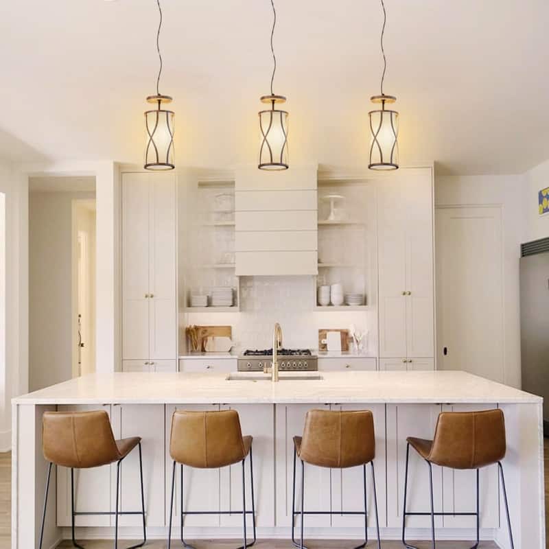 Farmhouse hallway lighting brown pendant light metal islandlighting