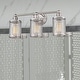 preview thumbnail 5 of 3, Eglo USA Verona 3-Light Vanity Bathlight in Brushed Nickel Finish