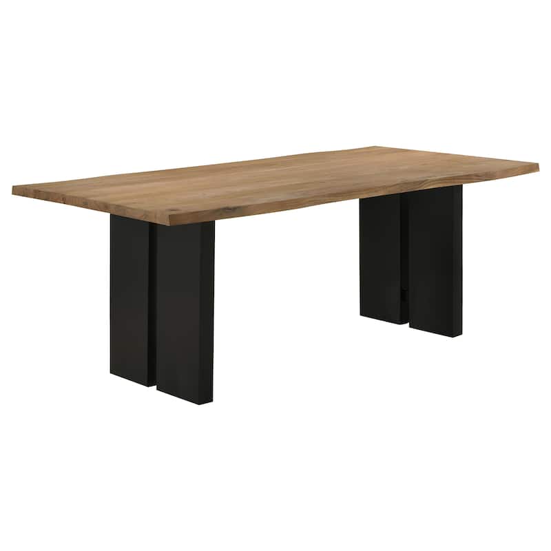 Bradshaw 80-inch Live Edge Wood Dining Table Natural Acacia - Natural Acacia