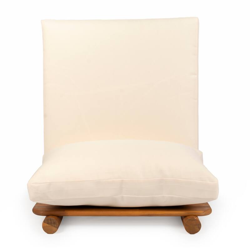 Christopher Knight Home - Ardeno Outdoor Acacia Wood Patio Chair with Cushions and Water-Repellent Fabric, Set of 2 - 25.98