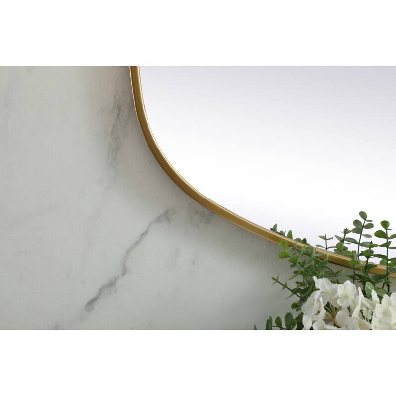 Elegant Lighting MR2B2448 Brynn 24" W x 48" H Oval Framed Bathroom