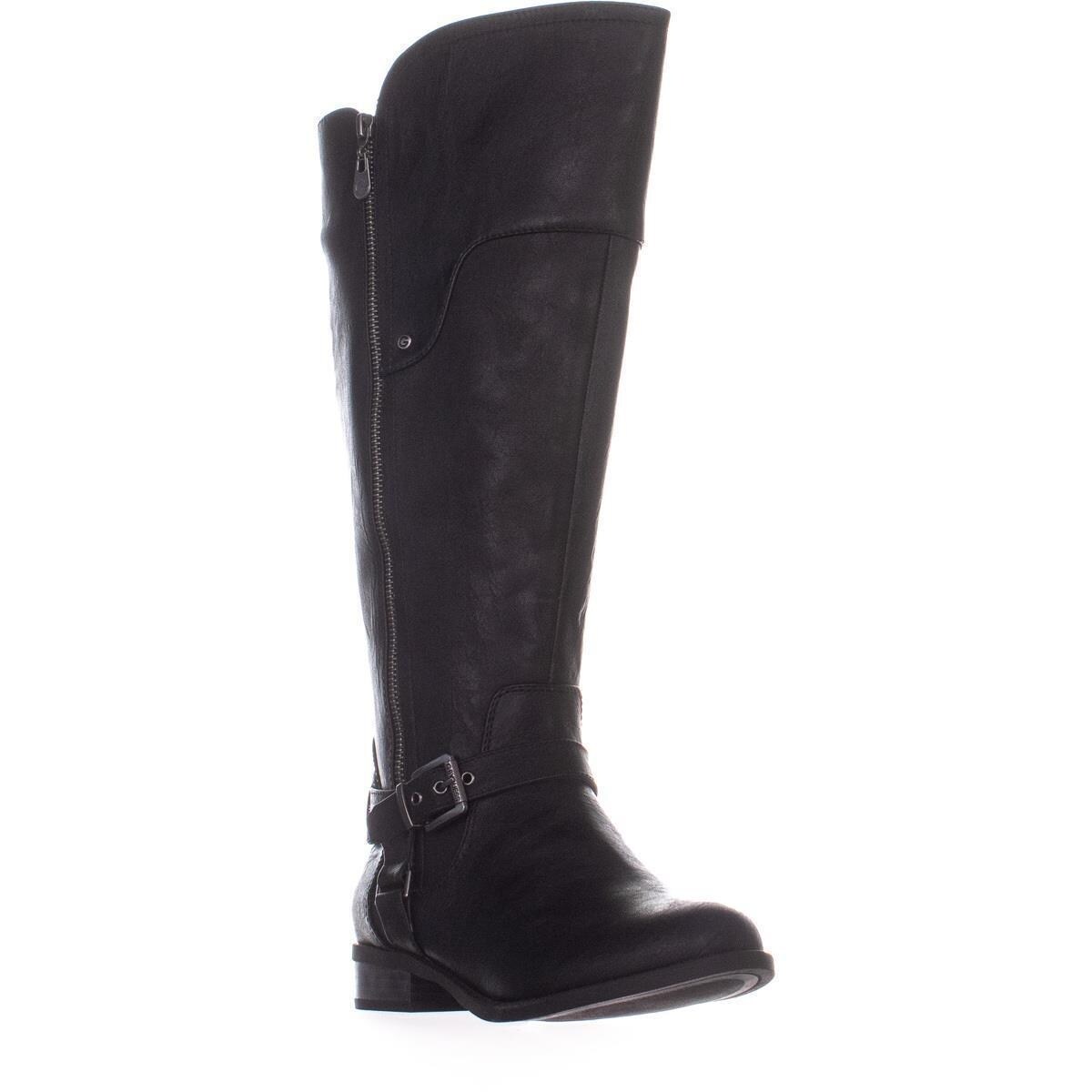 black guess boots