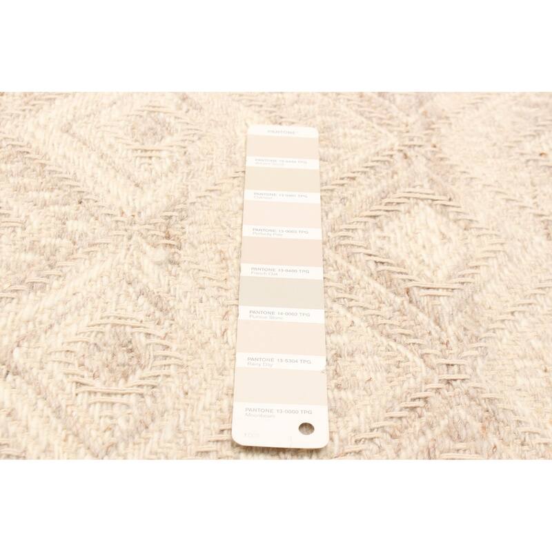 ECARPETGALLERY Hand Tufted Timeless Beige Wool Rug - 5'3 x 8'0