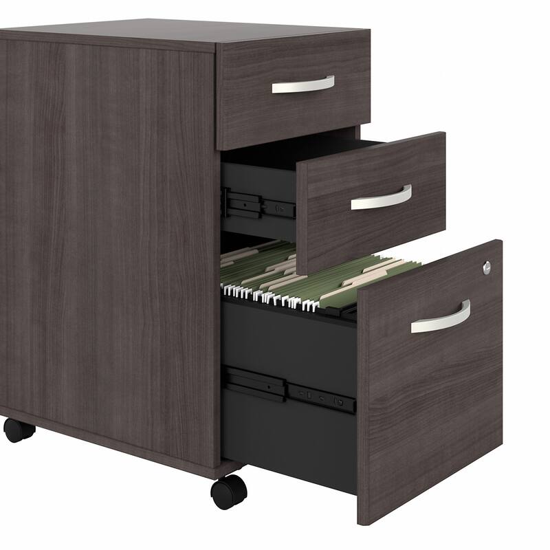 Hybrid 72W Computer Desk with Storage Set by Bush Business Furniture
