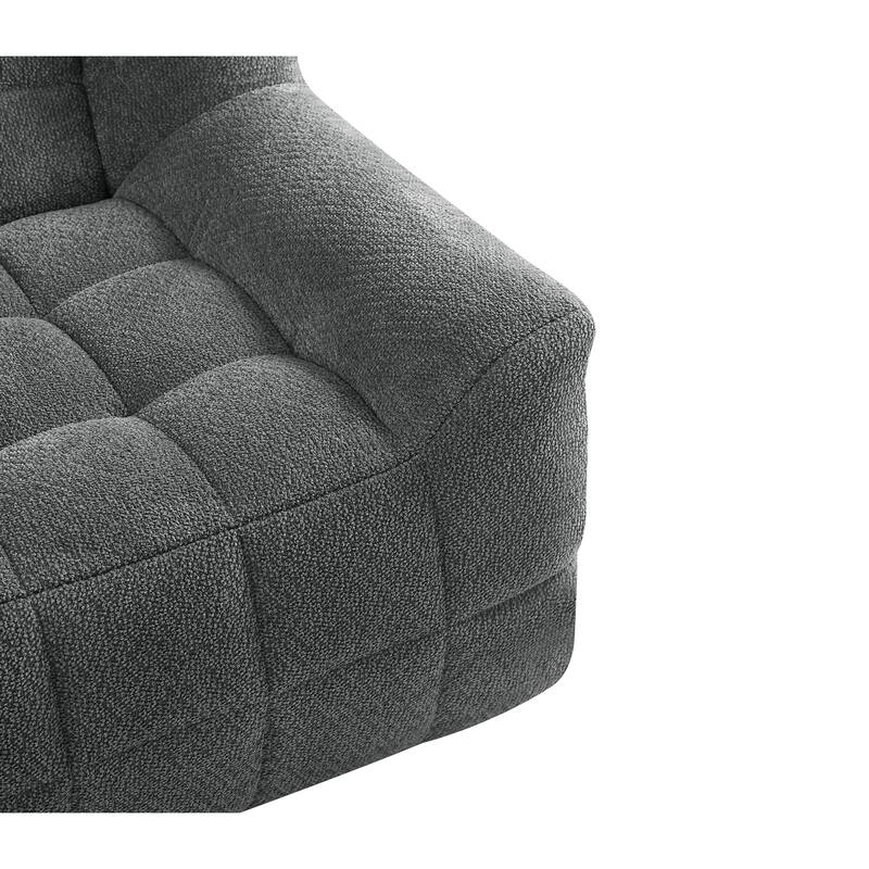 Full Compression Sofa with Memoru Foam Fill, No Assembly