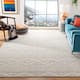 SAFAVIEH Tulum Vetuta Moroccan Boho Chic Area Rug - 6' x 9' - Ivory/Grey