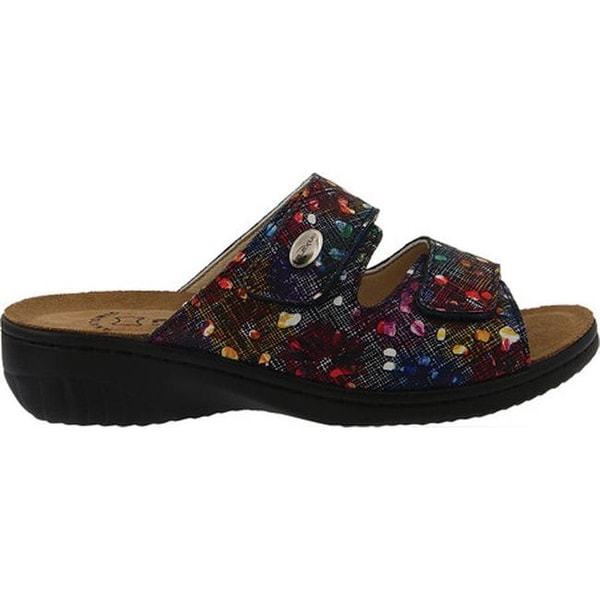 Flexus Womens Bellasa Leather Slide Sandal