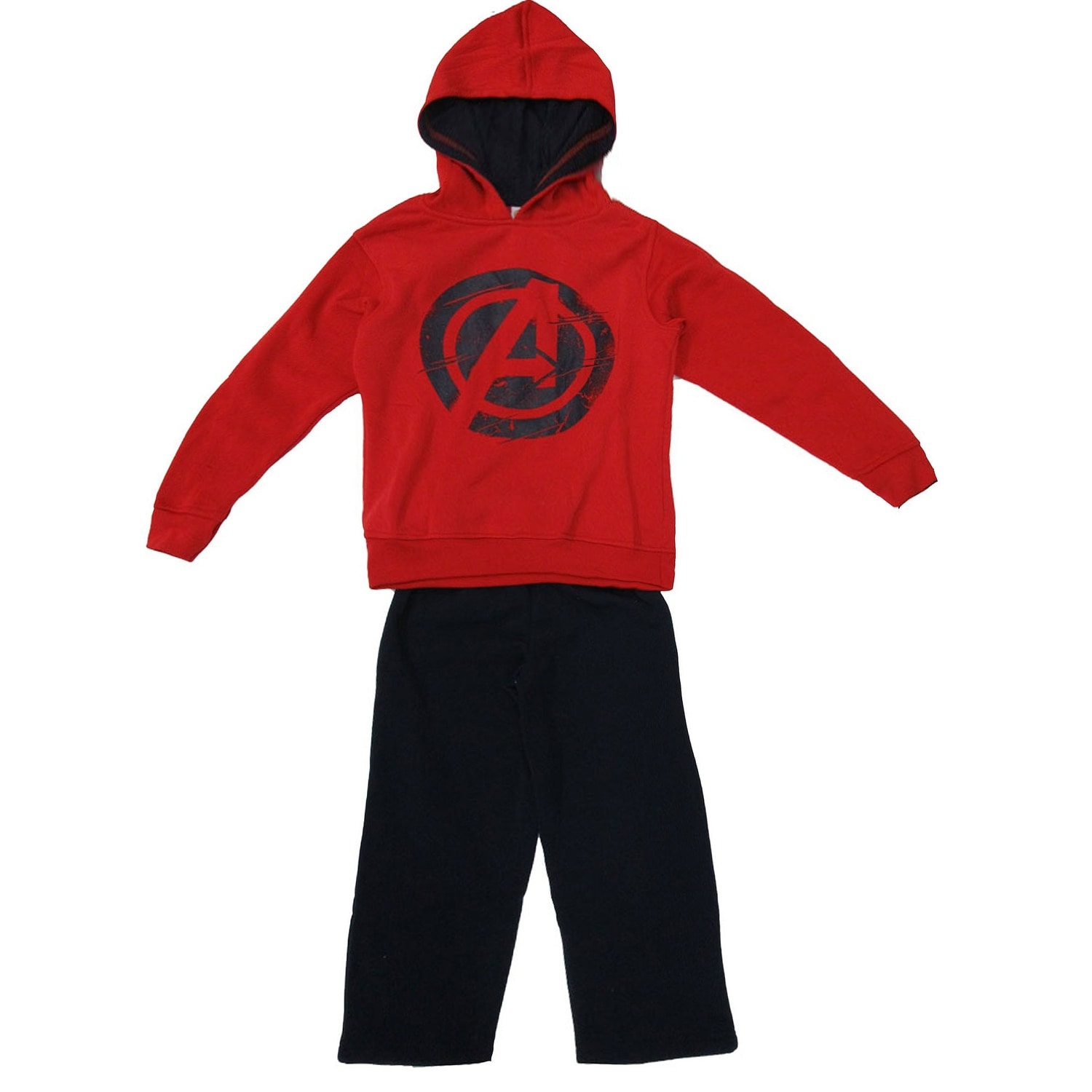 boys red hooded sweatshirt