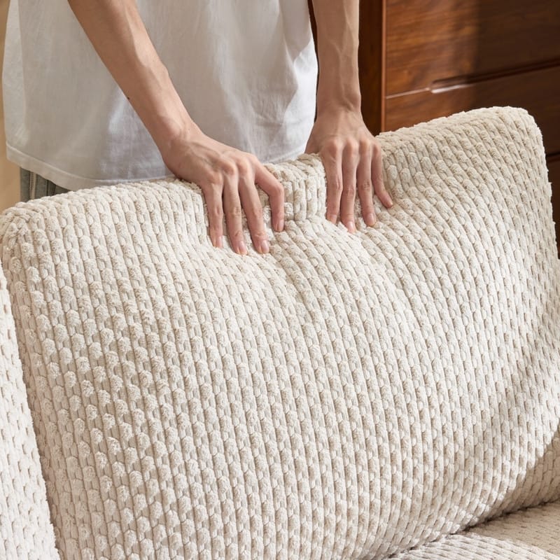 Modern Farmhouse Velvet Upholstery Loveseat With Solid Wood Frame Compact 2-Seater Couch For Small Space