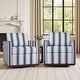 preview thumbnail 56 of 154, Set of 2 Modern Swivel Accent Armchairs Upholstered Arm Chairs