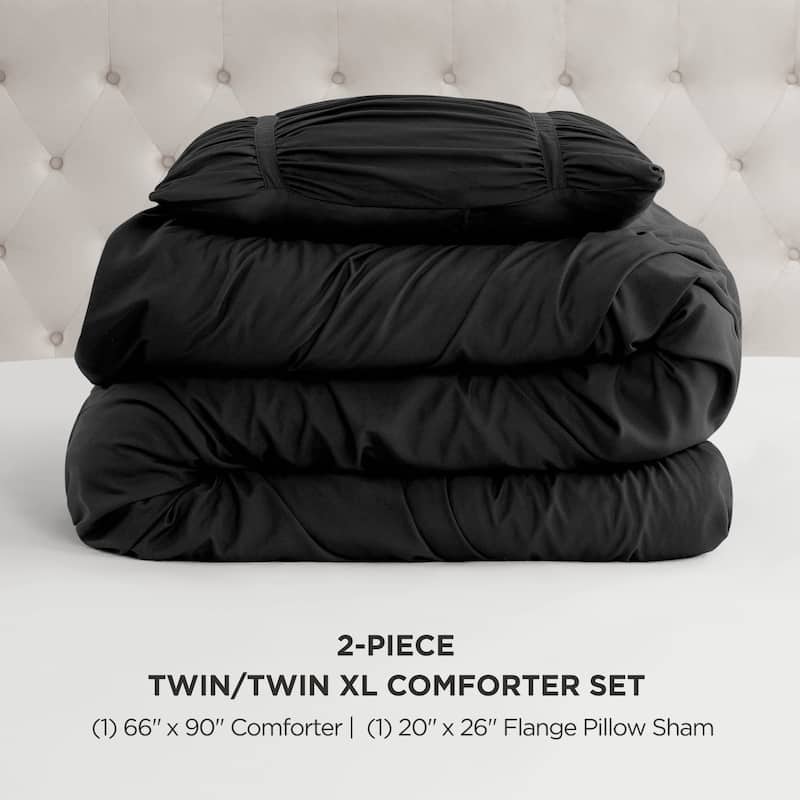 Juicy Couture Ribbon Ruched Comforter Sets