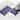 2 Piece Set Blue Purple Soft Cozy Plush Chenille Bath Mat Bathroom Rug