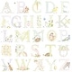 preview thumbnail 1 of 0, Seabrook Designs Day Dreamers Alphabet Unpasted Wallpaper 20.5 in. W x 33 ft. L - Multi-Color