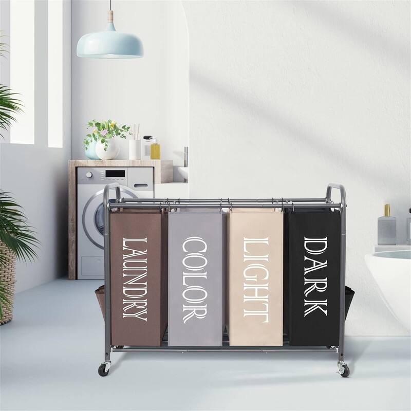 Laundry Sorter 4 Section