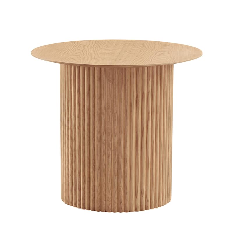 Mid Century Circle Bedside Table for Bedroom
