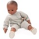 preview thumbnail 2 of 3, Gotz Maxy Muffin Avacado 16.5" Soft Baby Doll with Brown Skin and Brown Eyes