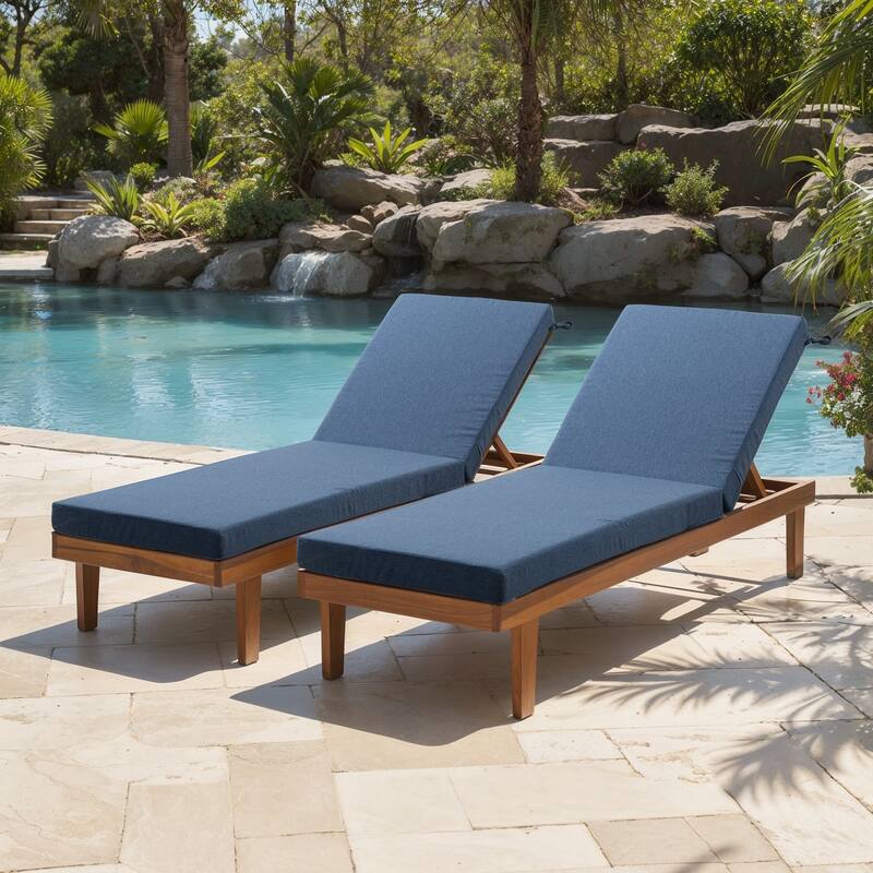 22.4 in W x 71.9 in L x 3.5 in Thickness Outdoor Chaise Lounge Replacement Cushion