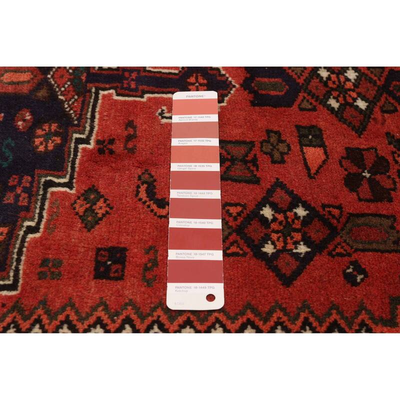 ECARPETGALLERY Hand-knotted Andelz Red Wool Rug - 3'0 x 5'1