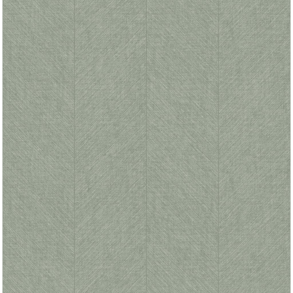 A-Street Prints Kallam Sage Chevron Wallpaper