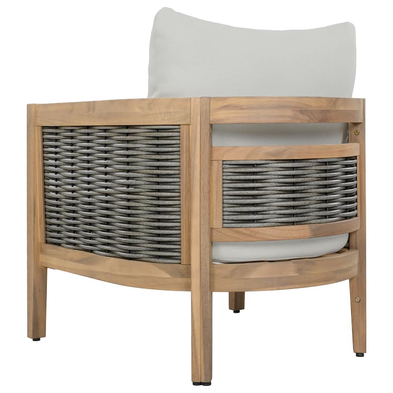SAFAVIEH Outdoor Living Amanda Chair [SET of 2] - 28"W x 30"D x 25"H