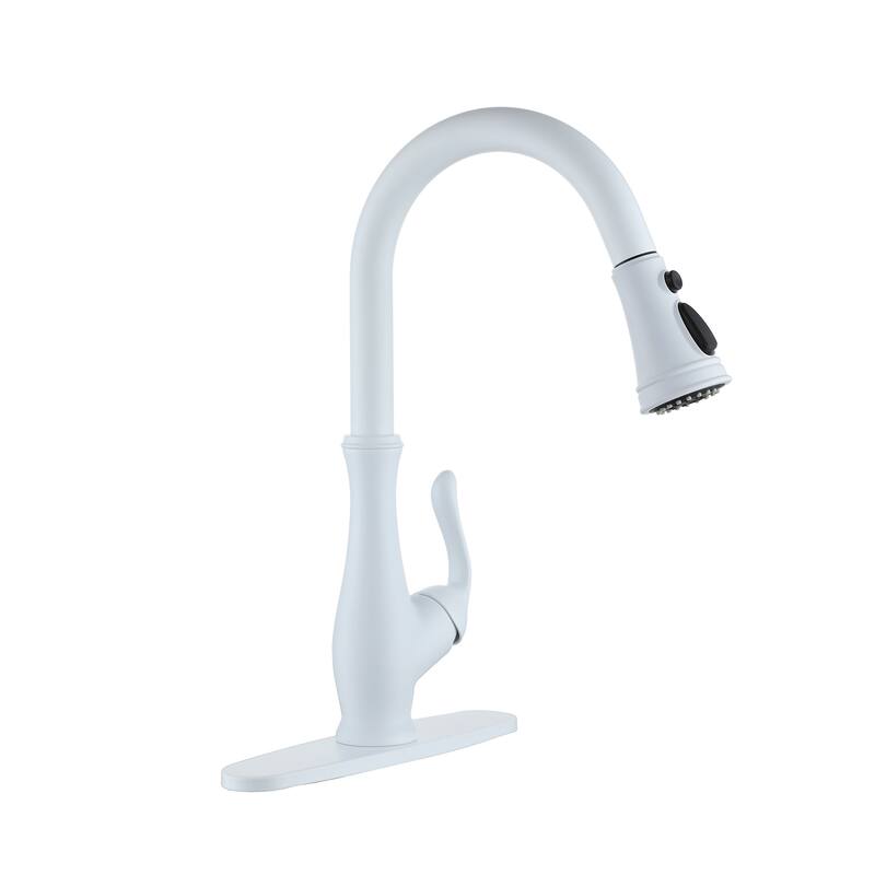 Clihome 3-Function 1 Handle PullDown Sprayer Kitchen Faucet