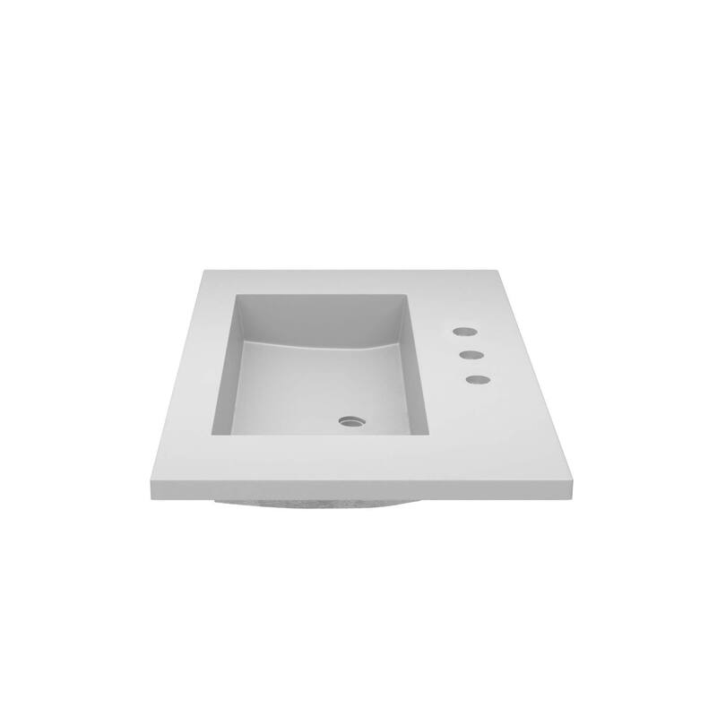Capistrano 36.5-inch Concrete Vanity Top with Integral Trough Sink