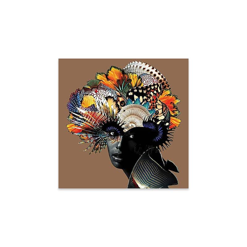 Masquerade Print On Acrylic Glass by Lolita Lorenzo - 24x24x0.25
