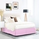 preview thumbnail 45 of 44, Nestl Pleated 14 inch Tailored Drop Bed Skirt - Soft Double Brushed Premium Microfiber Ruffle Bed Skirt
