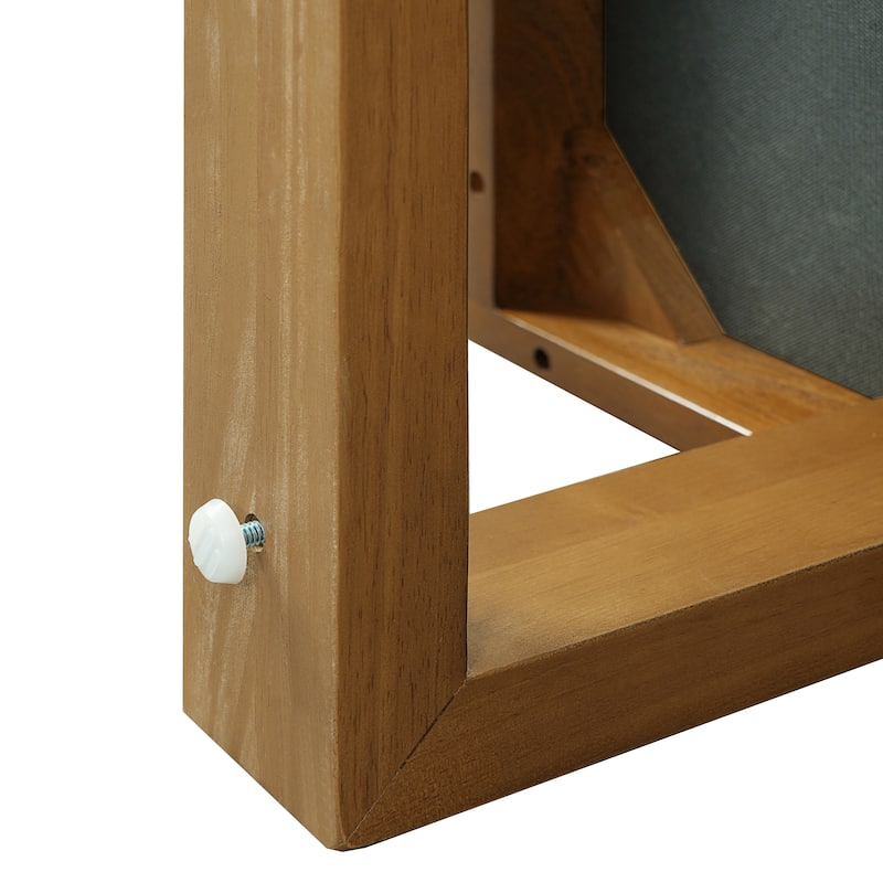 Christopher Knight Home - Modern Upholstered Ottoman Bench with Rubberwood Legs