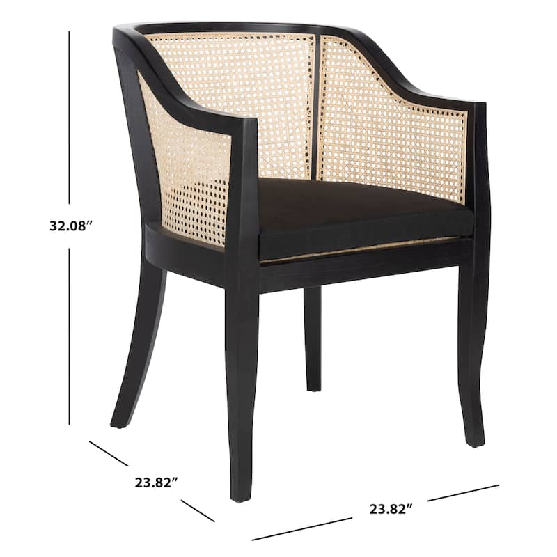 SAFAVIEH Velva Cane Dining Chair - 23.8" x 23.2" x 32.1" - 24Wx23Dx32H