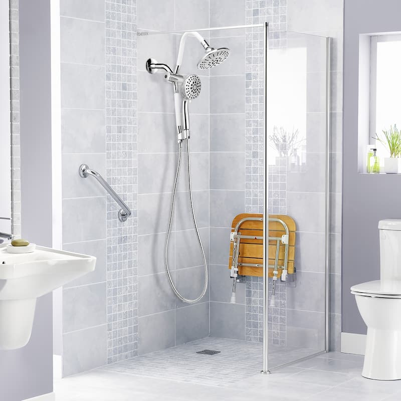 Costway High Pressure Shower Head Combo Handheld Shower Head &