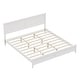 preview thumbnail 24 of 46, Modern White Solid Wood Queen Platform Bed