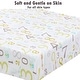 preview thumbnail 34 of 54, Polka Dot Animal Bear Friends ABC&123 Unisex Multi-color Cotton Toddler/Baby Crib Child Fitted Sheet Set (Pack of 3) - N/A