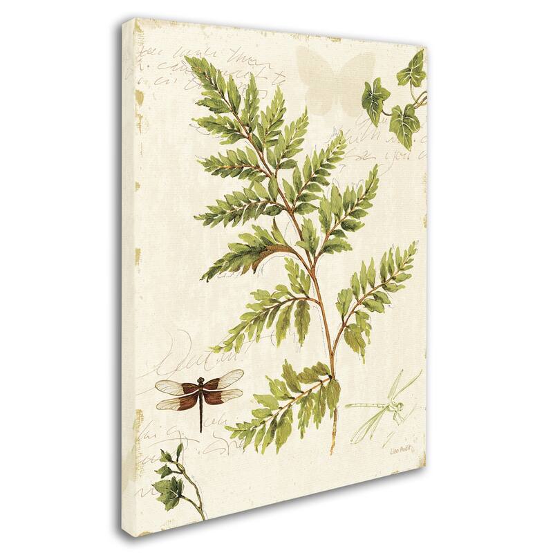 Lisa Audit 'Ivies and Ferns I' Canvas Art