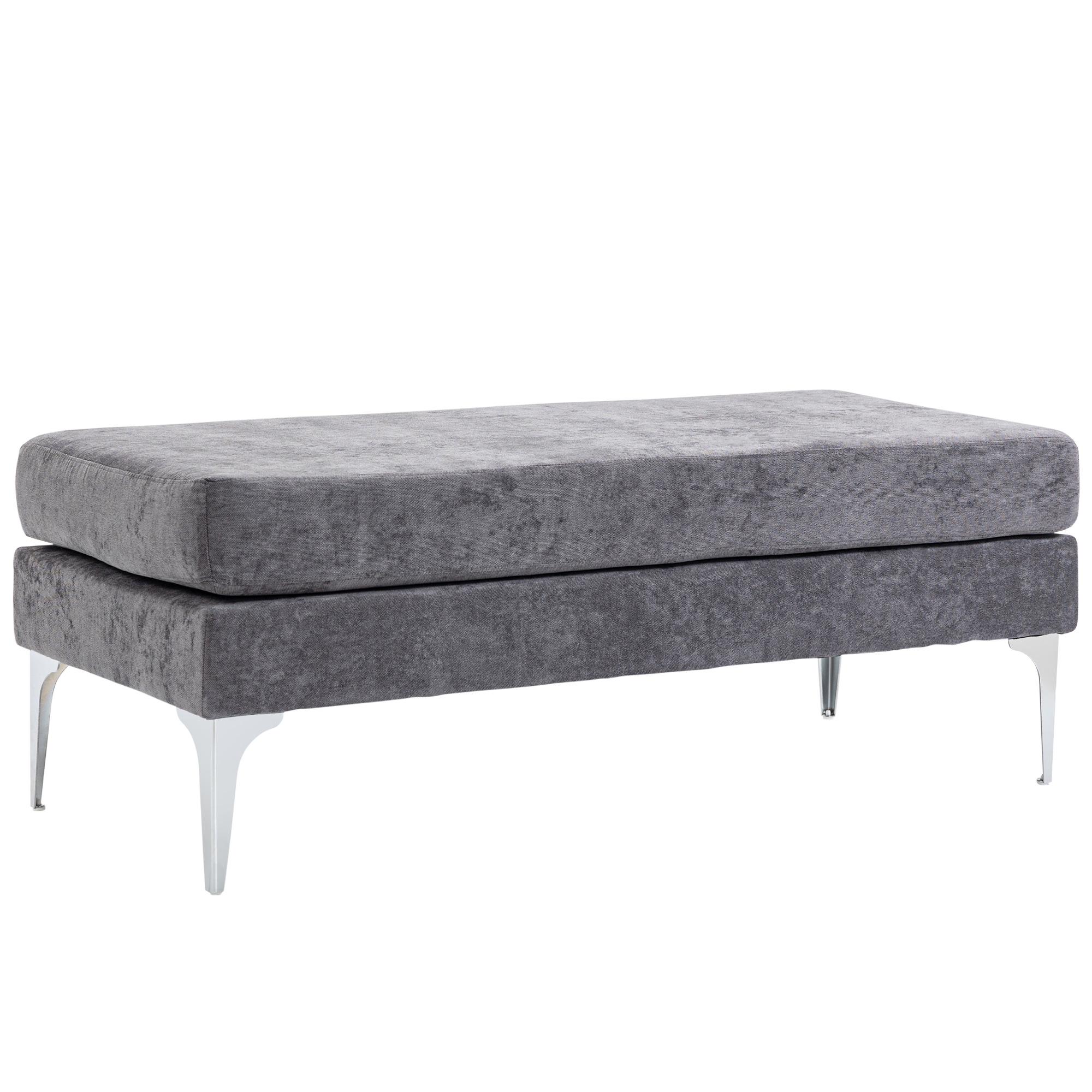 Gray end of bed bench sale
