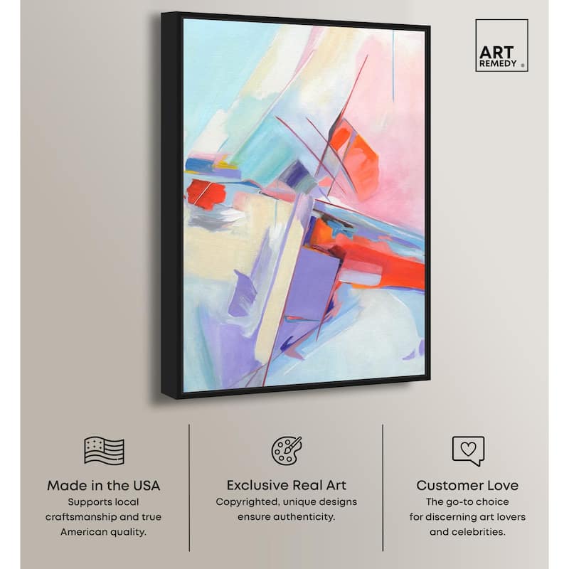 Give Joy II Canvas by Art Remedy