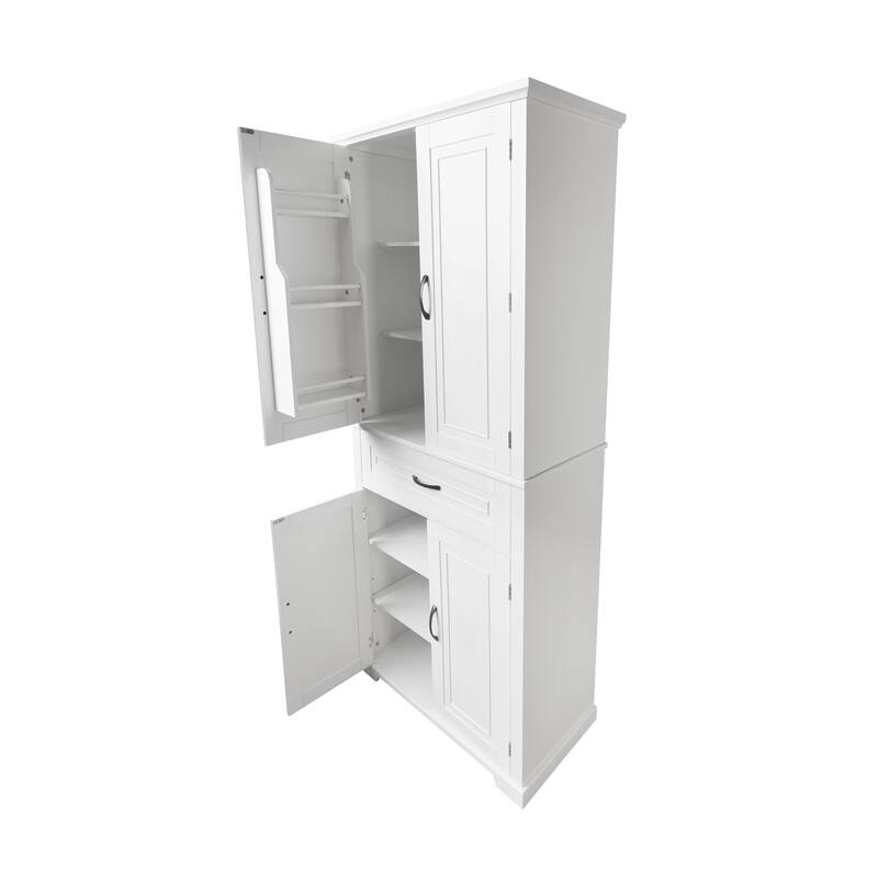 Bathroom Storage Cabinet with Doors and Drawer