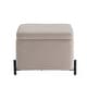 preview thumbnail 4 of 15, Studio Living Kendari Small Storage Ottoman in Velvet Fabric