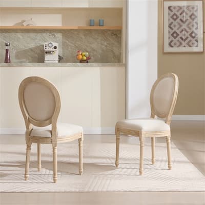 Set of 2 French Country Dining Chairs