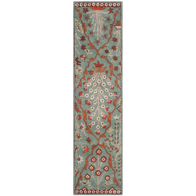 SAFAVIEH Wyndham Hand-tufted Wool Botanical Area Rug