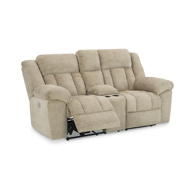 Signature Design by Ashley Tip-Off Power Reclining Loveseat - 80"W x 42"D x 45"H