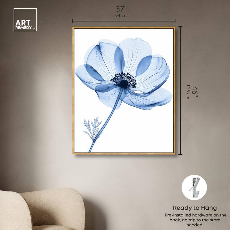 Floral Radiograph Canvas by Art Remedy