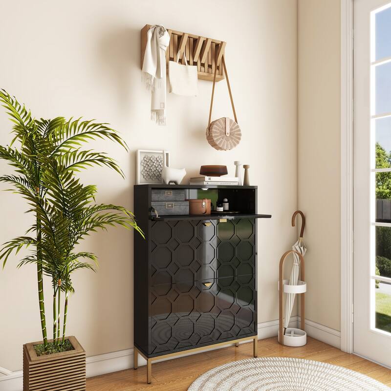 Shoe cabinet for 24 pairs of shoes