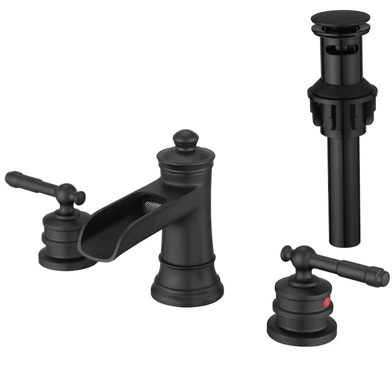 Bathroom Faucets for Sink 3 Hole ORB 8 inch Widespread Sink Faucet